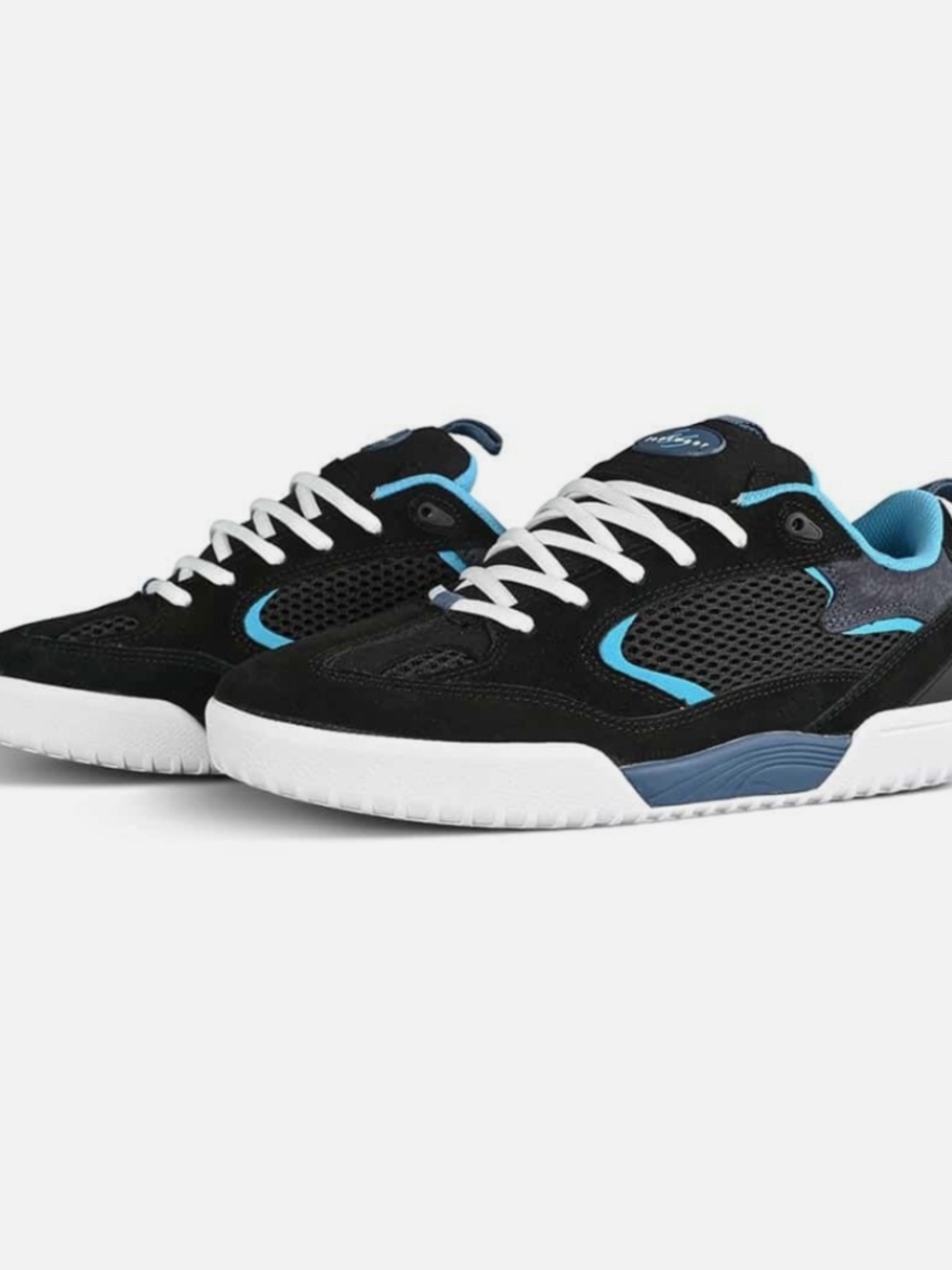 eS Quattro Skate Shoes - Black/Blue SZ:11.5 NWT